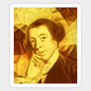 Horace Walpole Golden Portrait | Horace Walpole Artwork 9 Magnet